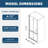 30"x72"Universal Pivot Shower Door-115723069