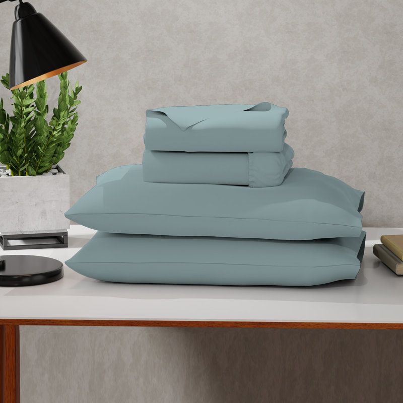Ultra-Soft & Wrinkle-Resistant Microfiber Sheet Set, White, King