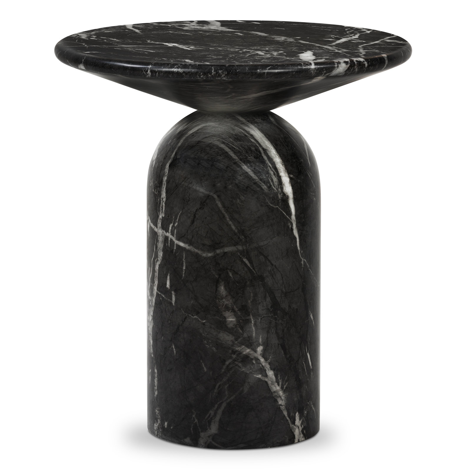 Dalissa End Table, Black Marble