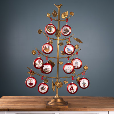 14.5'' Glass Animals Holiday Shaped Ornament