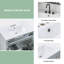 Solid Wood Bathroom Vanity with Ceramic Undermount Sink
