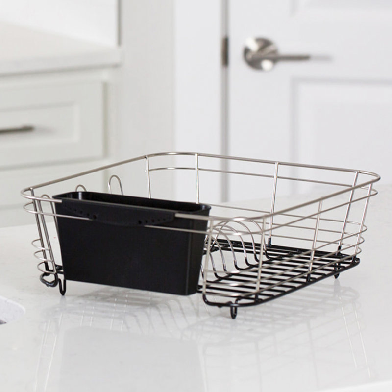 Stainless Steel Dish Rack, Silver
