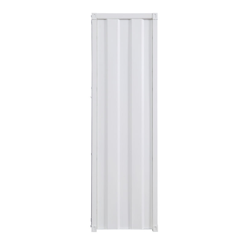 Garde-robe avec serrure de contenant pleine longueur, Blanc