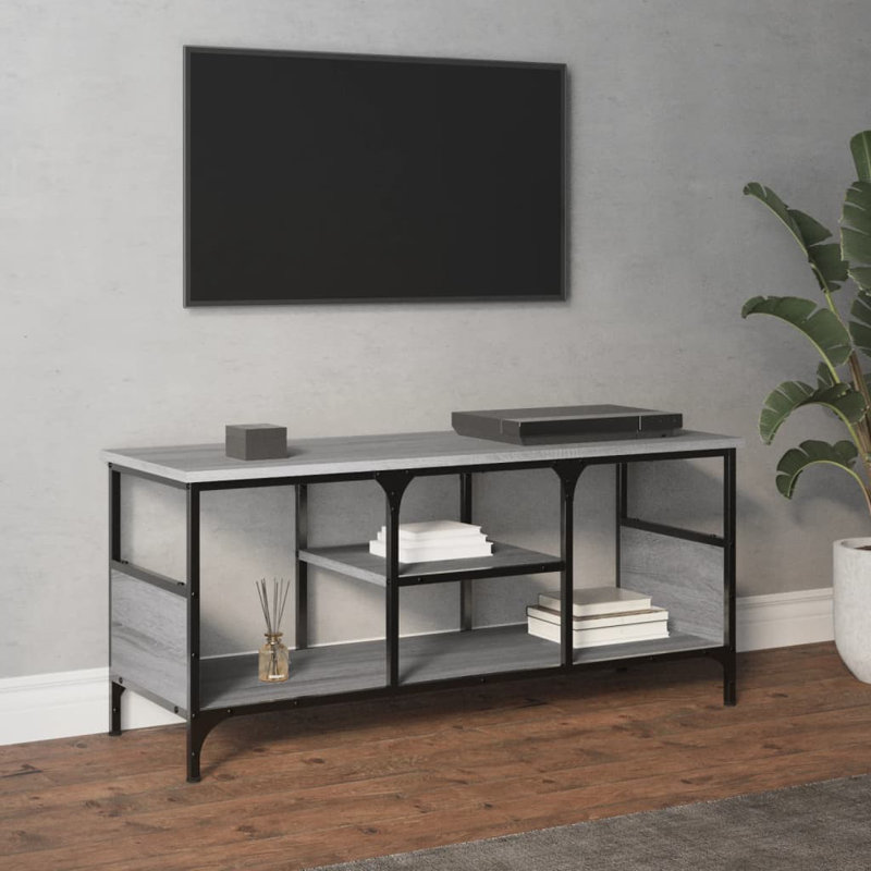 Blinda TV Stand for TVs up to 43", Grey Sonoma
