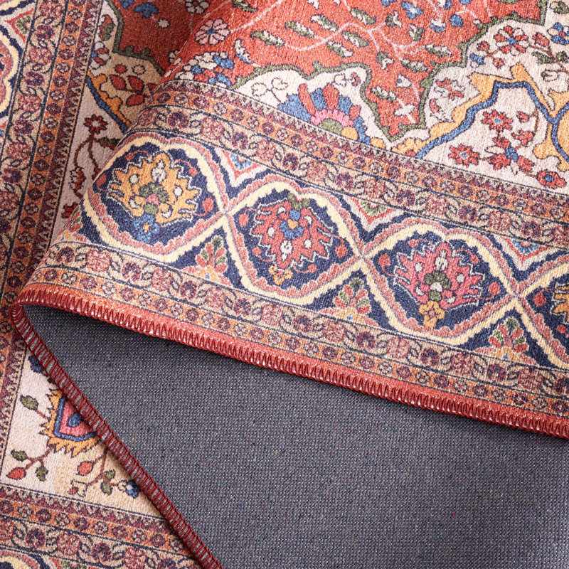 Tapis en coton / chenille Wessley, Rectangle 5 pi 3 po x 7 pi 6 po