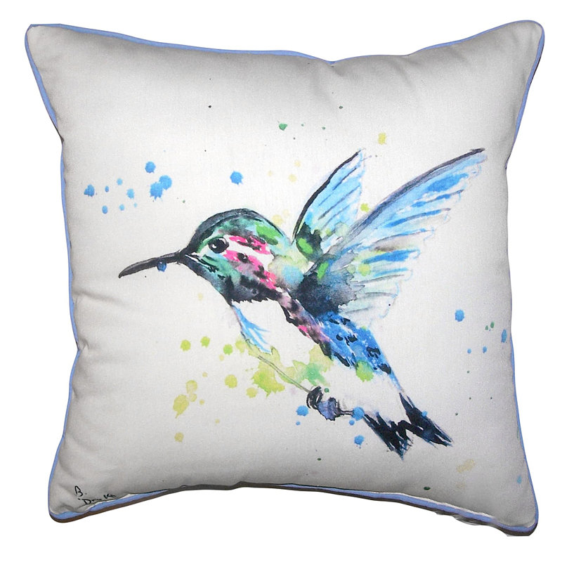 Outdoor Reversible Throw Pillow, 12'' x 12''