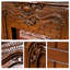 Foyer électrique en bois massif-1009015463