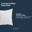 MHG Living Square Cushion Inner Pads - Cushion Insert for Indoor & Outdoor Sofa or Bed - Pack of 1,2,4-123529560-133639600