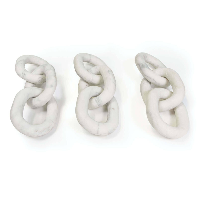 Atlas Marble Chain, White