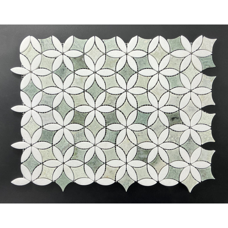 Carreau de mosaïque en marbre Waterjet