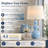 Sabb Ceramic Table Lamps with Linen Shade-1770625058