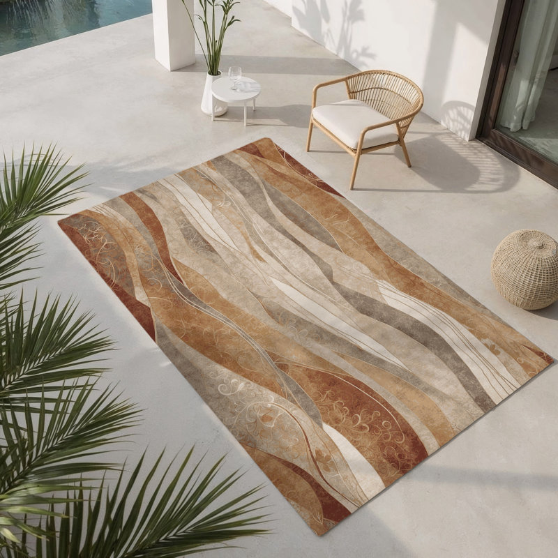 Tapis intérieur et extérieur Twilight Sands, Rectangle 1 pi 6 po x 2 pi 6 po