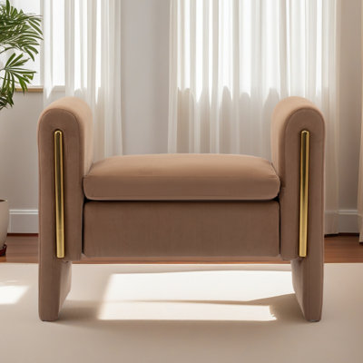 Banc de maquillage en tissu