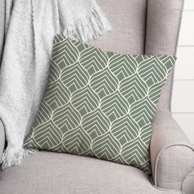 Abstract Outdoor Throw Pillow