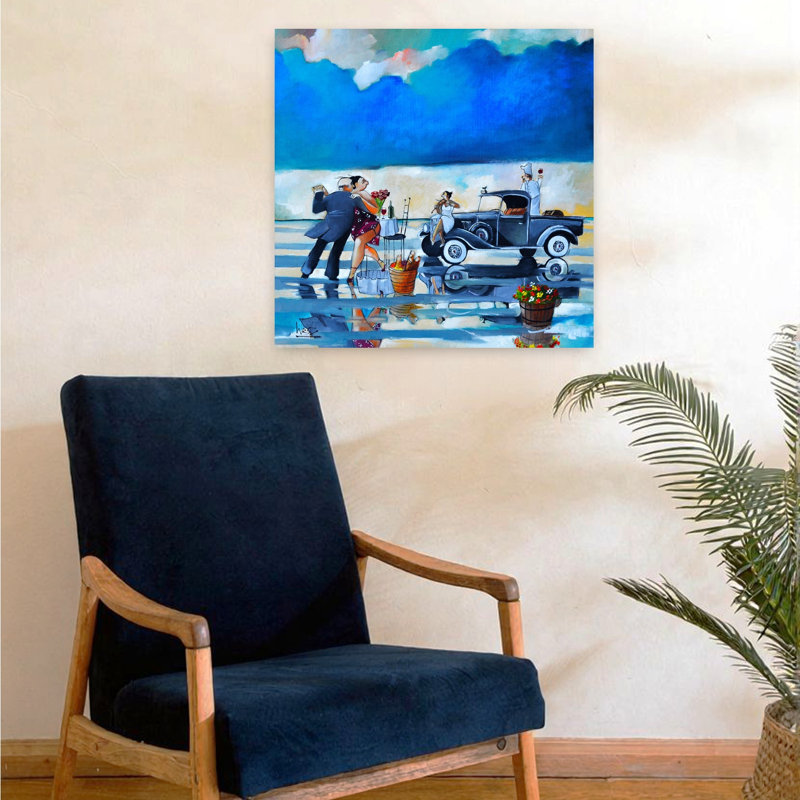 Art de fleur de mer rétro «Night Night», H 24 po x l 24 po