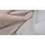 Couverture pour lit simple TG tissée à chevrons texturée, literie 100% coton douce pour les adolescentes, couverture d'été légère pour dortoir universitaire, gris foncé, 200 g / m²-105504827-124909477