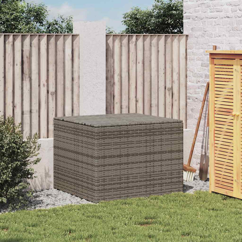 Boîte de rangement de jardin en PE, Grey
