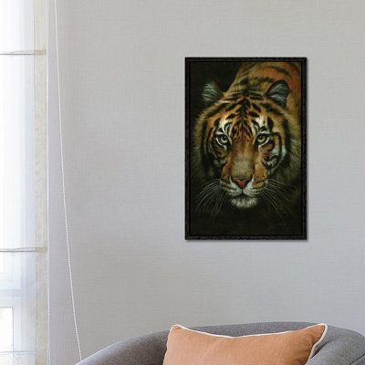 Tiger Portrait by David Stribbling - Print on Canvas