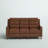 73" Genuine Leather Square Arm Reclining Sofa