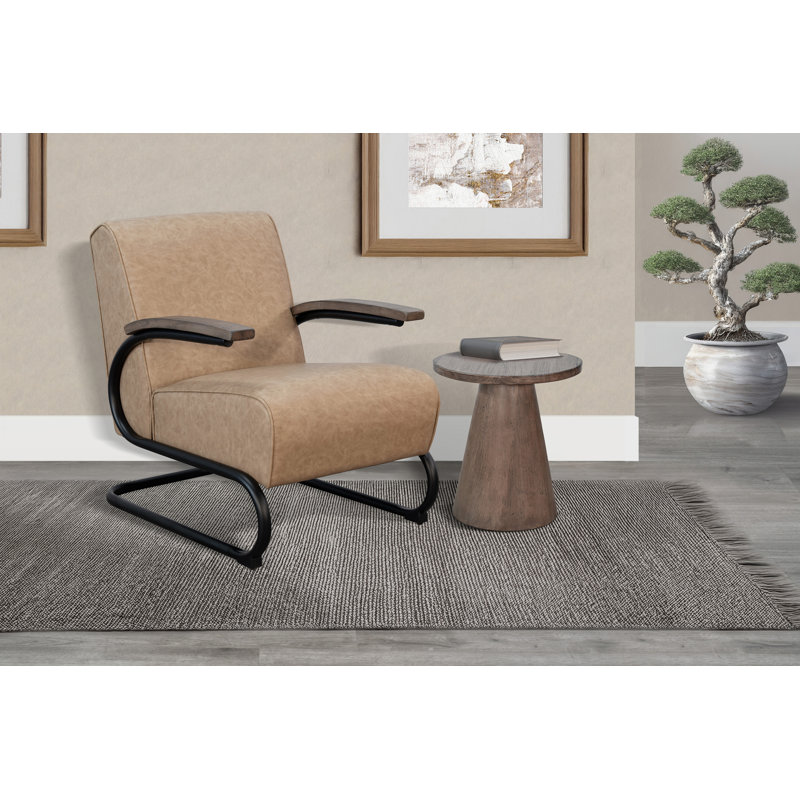  Chaise d'appoint Nash, Brun