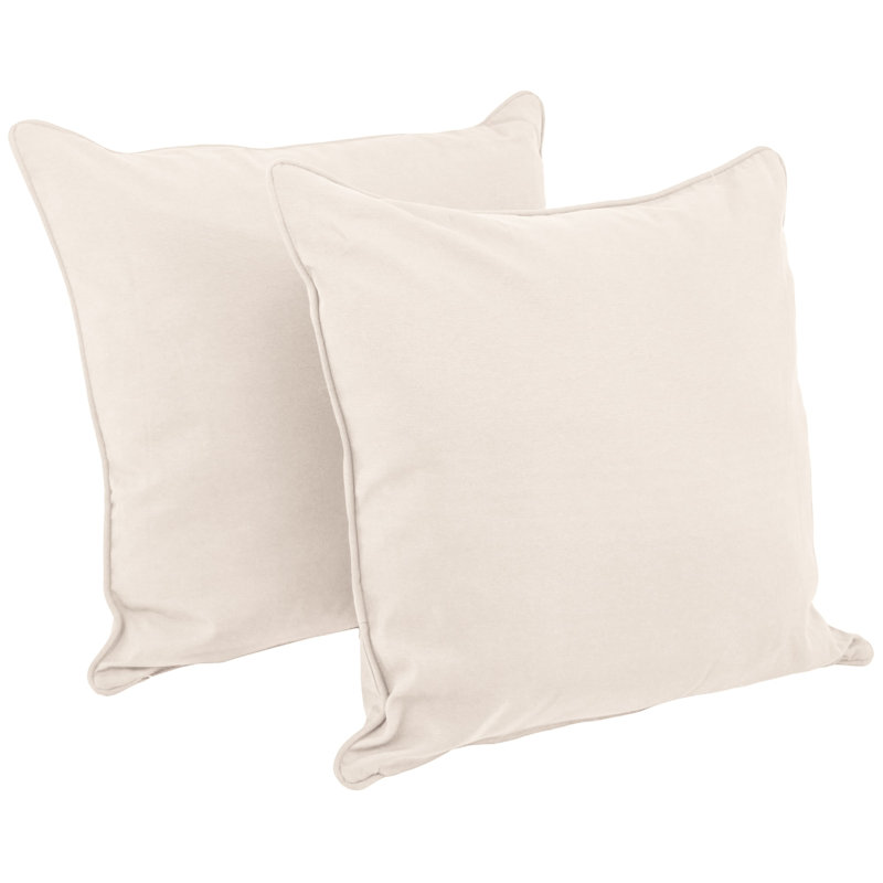 Soft Home Furnishings Throw Pillow, Eggshell