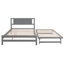 Lit plateforme avec lit gigogne-1123309723