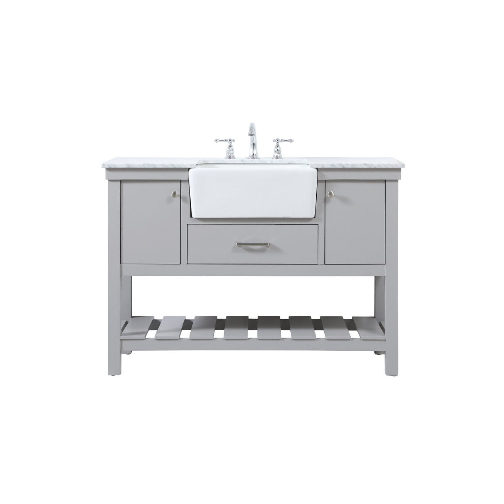 Pelaghia 48'' Single Bathroom Vanity, Gray