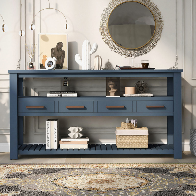 Chaplin 61.5'' Console Table, Blue