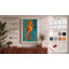 Seahorse in Blue Japandi - Wrapped Canvas-1002476516-1002476523