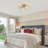 20" Smart Flush Mount Caged Ceiling Fan with Light Kit, APP and Remote Control