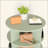 Green 360 Rotating Shoe Cabinet 7 Layers-1000407357