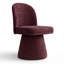 Fauteuil pivotant rembourré en tissu-457950432