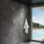 Garniture de douche Nita Vantage seulement: pomme de douche ronde, ensemble de poignée simple et valve brute incluse - chrome poli-92460961