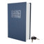 Stalwart Book Safe - Portable Lock Box - Personal Safe Great for Traveling, Storing Money, Jewelry, and Passports