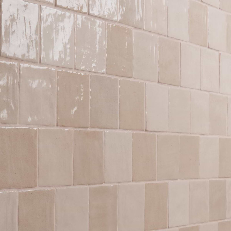 Portmore 4X4 Glazed Ceramic Tile, Sand