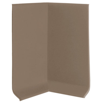 Rubber 4'' W x 2.25'' L Wall Base in Fawn