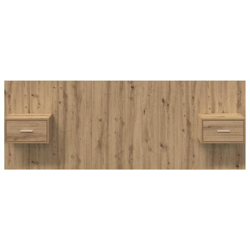 UK Emperor Headboard, Artisan Oak, Emperor (7')
