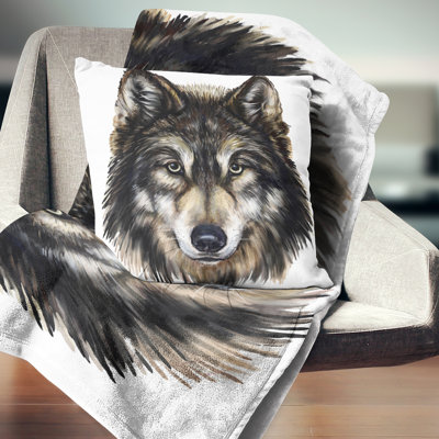 Wolf Head - Animal Printed Pillow