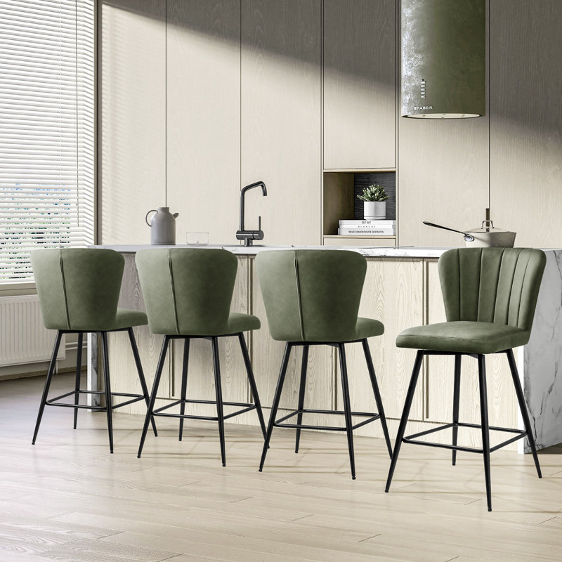 Tabouret de bar 24,8 po, Vert