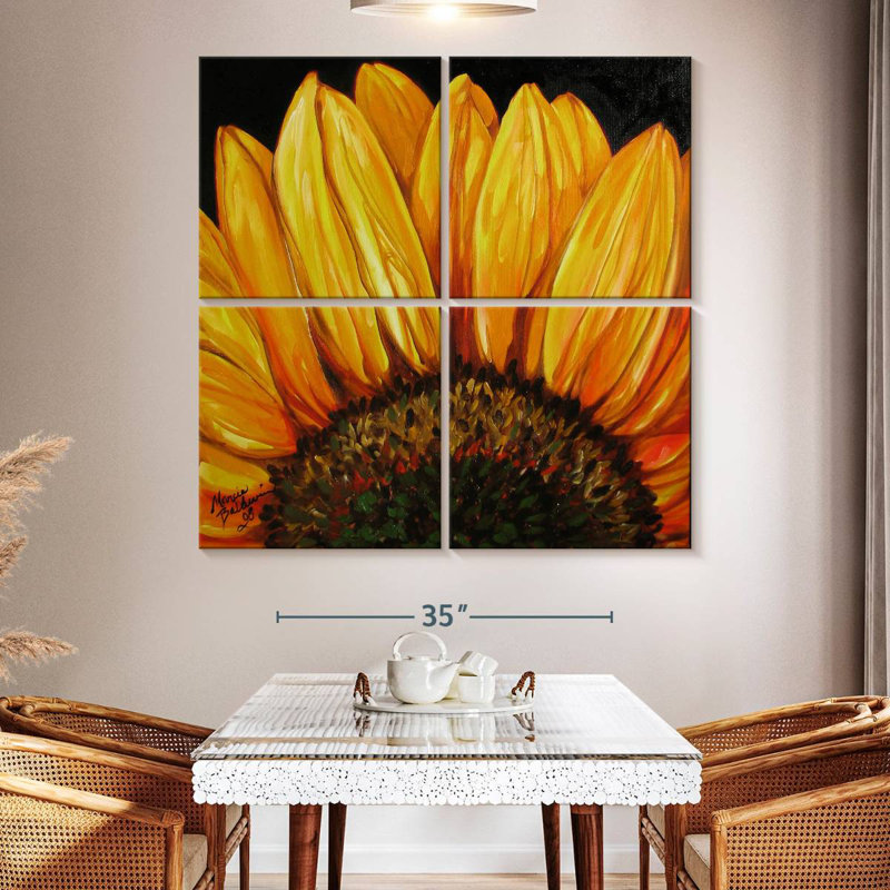 Harnek Sunflower Sunflower, 50" H x 50" W