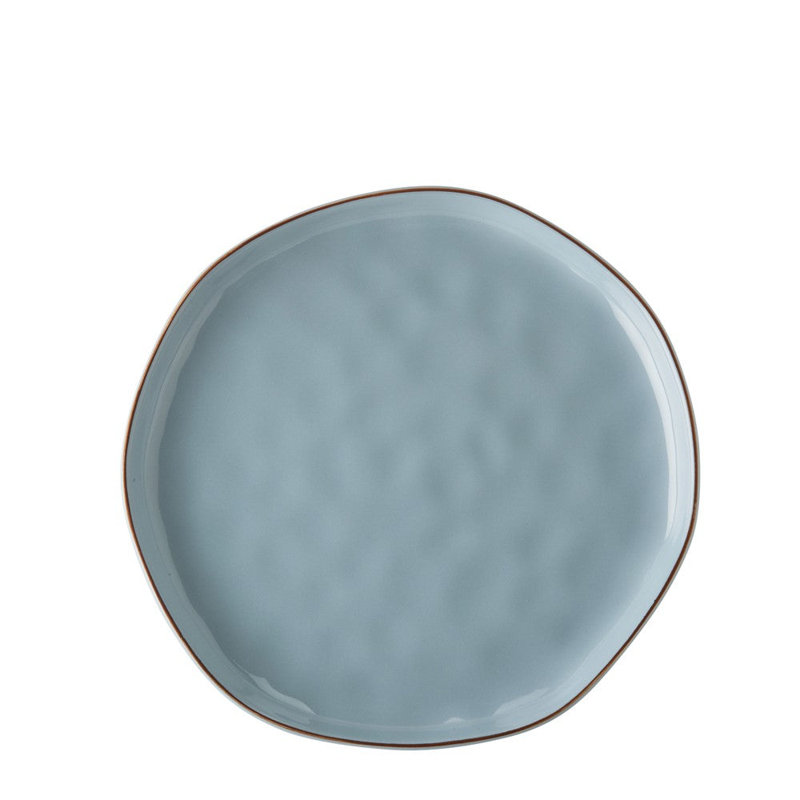 Cantaria Coupe Salad Plate - Almost Yellow, Morning Sky