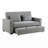 Chasan 71.5" Modern & Contemporary Textured Upholstery Convertible Studio Sofa with Pull-out Bed
