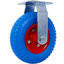 Jeu de roulettes, 24,4 x 20,3 x 7,1 cm, caoutchouc/acier, 2 pièces, bleu, 20,3 cm