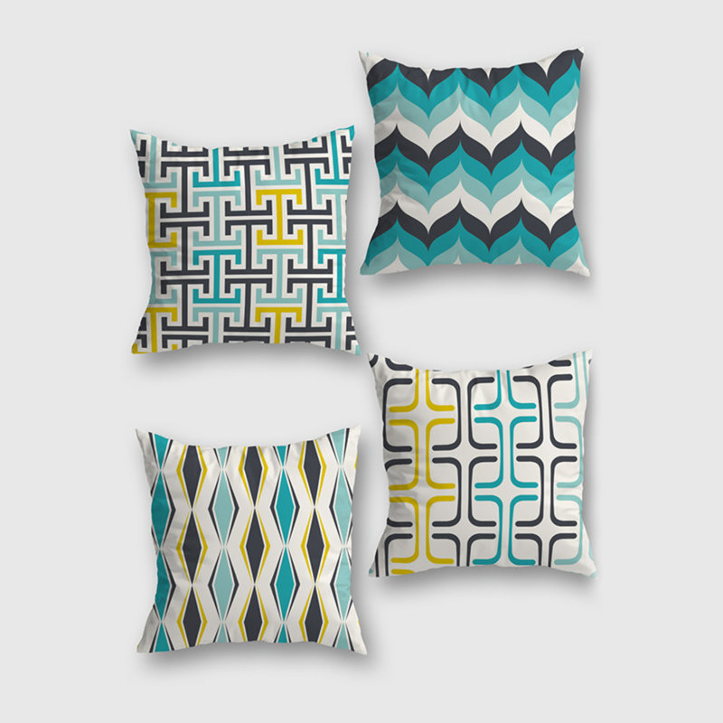 Geometric Pillow Cover