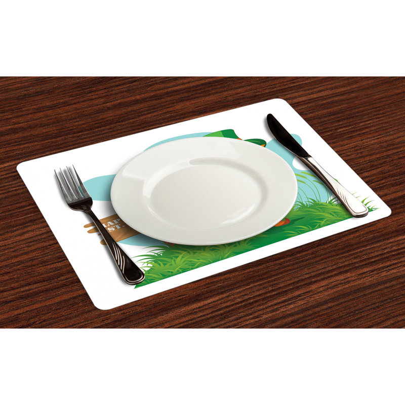 Deb St. Patrick's Day Shamrock Coin Placemat