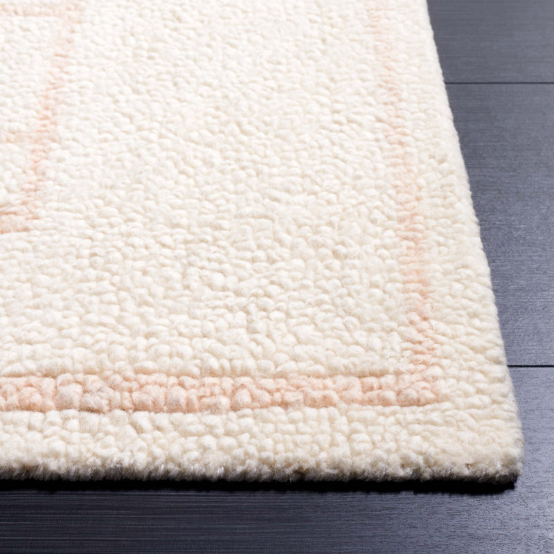 Wool Area Rug, Rectangle 5' x 8'
