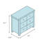 Bixie 6 - Drawer Dresser