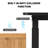 Marquasha Dual Motor L-Shaped Electric Standing Desk with LED and Monitor Stand-110455290-75247388