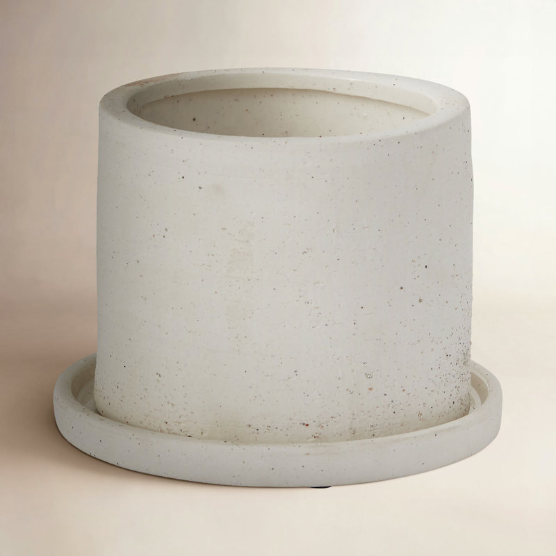 Pot à fleurs en céramique Alisha, H 4,25 po x l 5,5 po x P 5,5 po