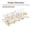 Canapé modulaire à quatre places modulaire-265345967-265345966